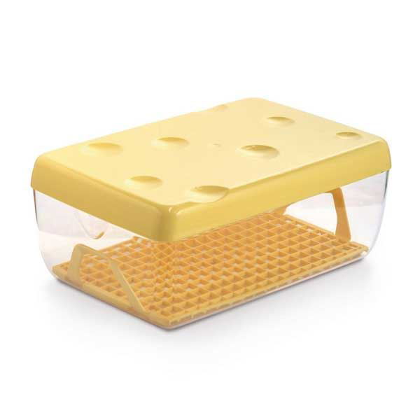 תמונה של קופסה מעוצבת לאחסון ושמירת טריות גבינות