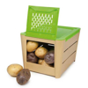 תמונה של קופסה לאחסון ושמירת טריות תפוחי אדמה, גזר ובצל